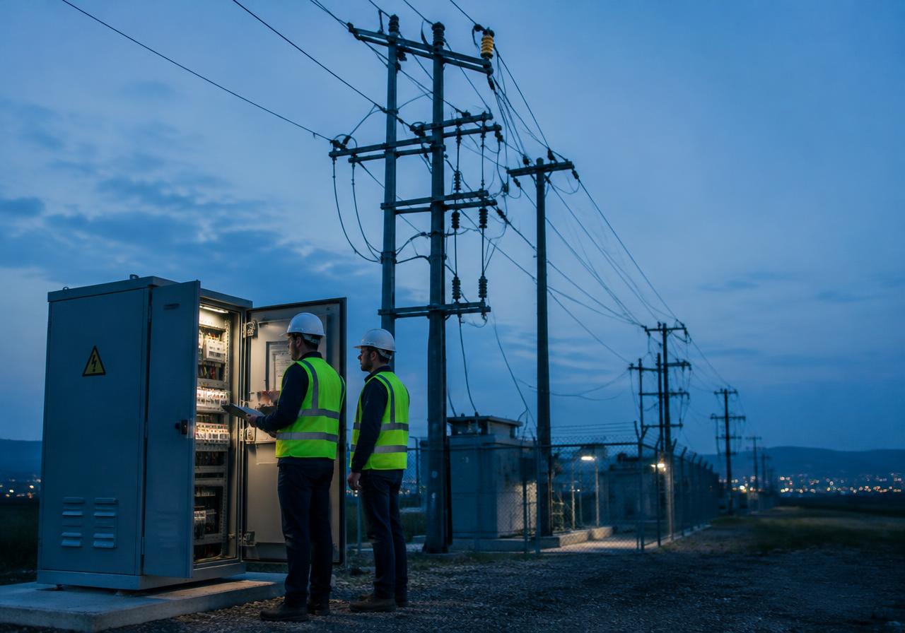 Representative image: engineers in high-visibility safety gear on site